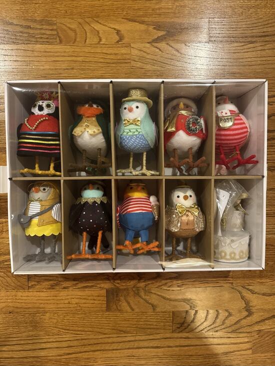 Target Other - Target Wondershop Featherly Friends Birds 2025 Anniversary Collection 10 Bird